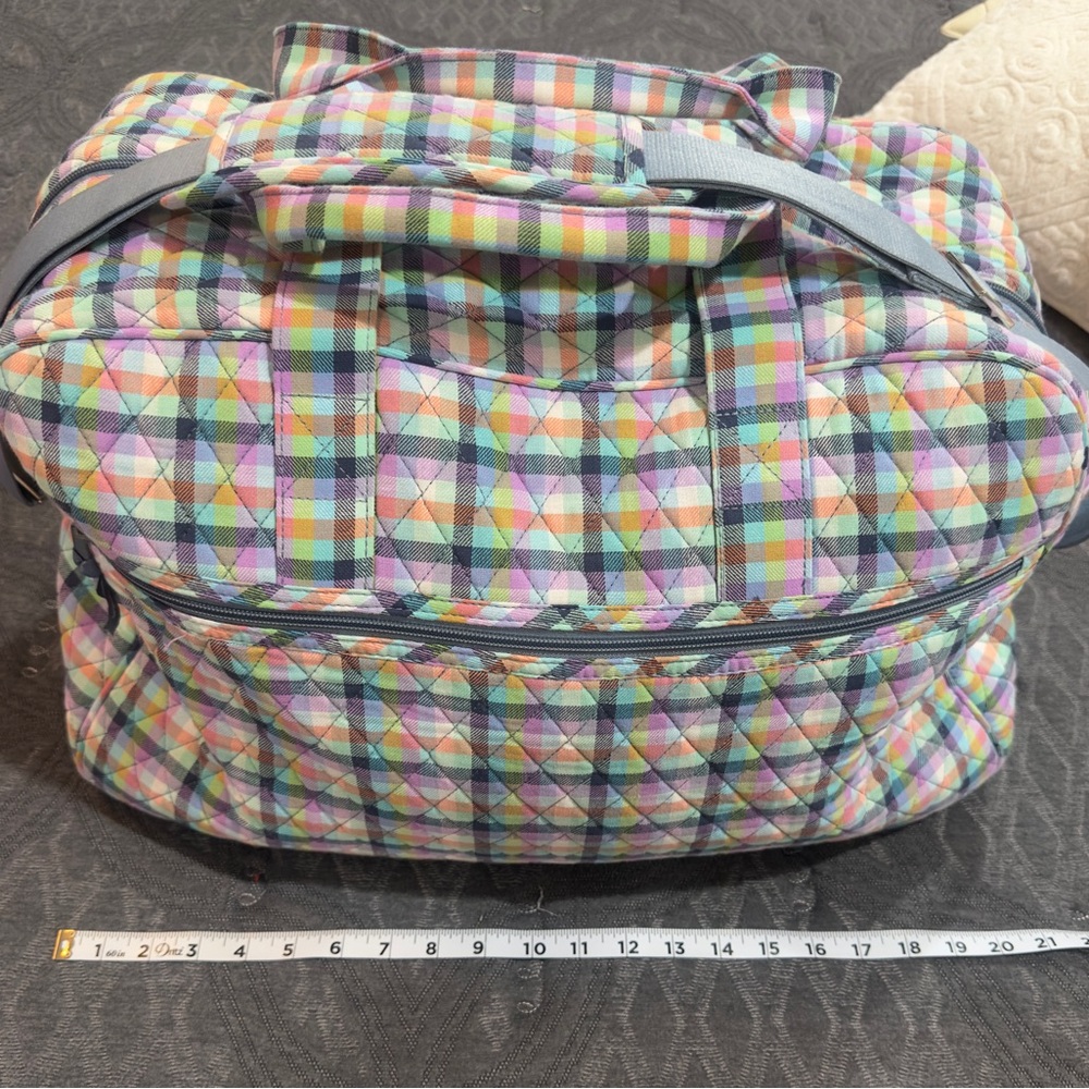 Vera Bradley Multicolor Plaid Quilted Bag